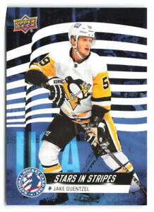 2022 Upper Deck National Hockey Card Day USA Jake Guentzel #USA-6 Penguins