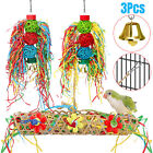 3Pcs Bird Parrots Shredding Toys Bird Foraging Chewing Toy for Lovebird Conure