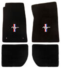 NEW! 1965-1973 Ford Mustang Black Floor mats Coupe, FB Set of 4 Carpet (For: 1966 Mustang)