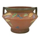 New ListingRoseville Futura Tan 1928 Art Deco Pottery Ceramic Jardiniere Planter 616-6