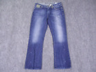 Guess Jeans Mens Large 34x31 Blue Denim Falcon Slim Boot Pants