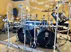 22 Inch - 4 Pack Crystal Clear Acrylic Drum KIT Baffle - Muffles Live Recording