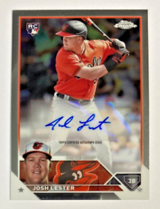 New Listing2023 TOPPS CHROME UPDATE JOSH LESTER ROOKIE AUTO SP BALTIMORE ORIOLES AUTOGRAPH