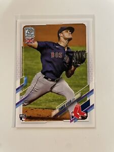 2021 Topps UK Edition #105 Tanner Houck Rookie Card Boston Red Sox
