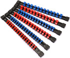 ABS Socket Organizer Drive Socket Holder, 1/4” Drive X 32 Clips, 3/8” D