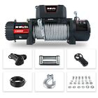X-BULL Electric Winch 13000lbs Winch 12V Steel Cable Towing Truck 4WD Off-Road