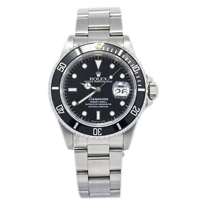 Rolex Submariner 16610 Stainless Oyster Black Dial Automatic Men's Watch 40mm