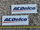 2 Classic AC DELCO  Racing Decals Stickers Nascar NHRA Hot Rod Plugs Batteries
