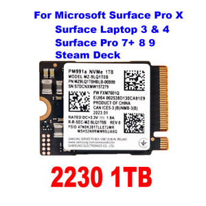 NEW PM991a M.2 2230 SSD 1TB NVMe PCIe For Steam Deck Microsoft Surface Pro 7+ 8