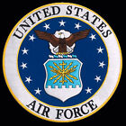 US Air Force logo  EMBROIDERED 3 inch IRON ON MILITARY PATCH BY MILTACUSA