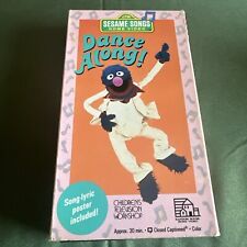 Sesame Street Songs Dance Along! VHS Video Tape Henson VTG Muppets Music RARE!