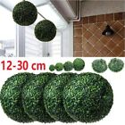 12-37CM Artificial Plant Topiary Ball Sphere Faux Plant for Indoor/Outdoor Decor
