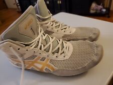 Asics Men's Matflex 6 Wrestling Shoes White/Gold #F130622 Size:10.5