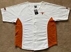 Starter NCAA Texas Longhorns men’s white Logo Baseball jersey size XL NWT
