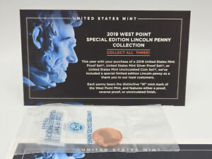 2019-W Reverse Proof **West Point Special Edition Lincoln Penny Collection** OGP