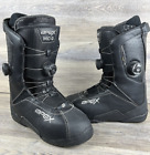 Black APEX MC-2 Double BOA Mens Snowboard Boots Size 26, US 8