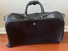 Judd's Very Nice Dunhill Black Leather Carry On Suitcase on Wheels
