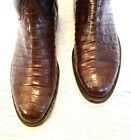 Size 11.5 Lucchese Exotic Caiman Western Boots
