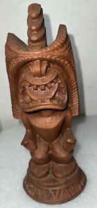 Coco Joe's God of Winning  Hawaiian Hapa Wood Carved Tiki Statue Hawaii 26-151