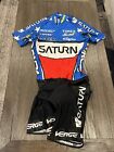 Mens Saturn  Racing Pro Series Aero Pro Team Cycling Skinsuit Speedsuit Large
