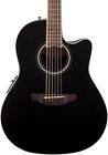 Ovation CS24-5 Celebrity Standard Mid Depth Acoustic-Electric Guitar, Black