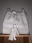 Fossil- Claire Small Drawstring Vanilla Soft Leather Crossbody Shoulder Bag