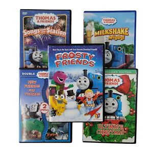 DVD Lot Thomas & Friends Barney Christmas 6 Kids Movies Shows Bob The Builder