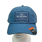 Simms Hat Blue  Single Haul Cap Fishing Low Crown New