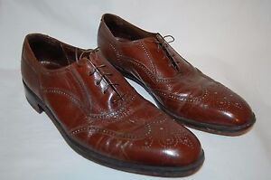 Awesome! VTG FLORSHEIM ROYAL IMPERIAL brown wingtip oxford DRESS SHOES 13 A