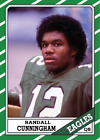 1986 Randall Cunningham Custom Football Rookie Card ACEO