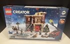 NISB LEGO Creator Expert Winter Village Fire Station 10263 Sealed w/ Light Brick
