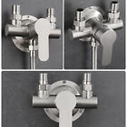 Dual Control Thermostatic Exposed Shower Mixer Valve  Wall Mount Tub Tap Valve