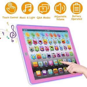 New ListingBaby Boys Girls Educational Toys Toddler Kids Learning Tablet Interactive Toy