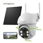 TMEZON Wireless Battery Solar Rechargeable Security Camera WIFI Outdoor HD PIR