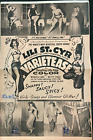 BETTY PAGE +LILI ST. CYR POSTER, POST CARD AND PHOTO MULT. SIGNED BY LILI ST CYR