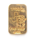 1/100  Troy oz Gold Bar 9999 TGR TEXAS