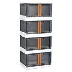 Storage Cabinet - Room Organizer, Plastic Shelves Organizer, 19 Gal 4 Pack