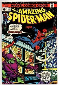 Vintage comic AMAZING SPIDER-MAN 137 Marvel Comics 1974 2nd Harry Green Goblin