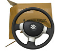 Steering Wheel With Horn Button Black Color Fit Suzuki Samurai SJ410 SJ413 Jimny (For: Suzuki Samurai)