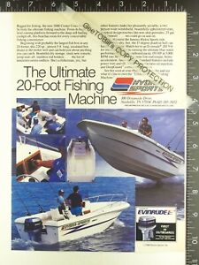 1988 ADVERTISING ADVERTISEMENT AD for Hydra Sport 2000 CC boat 1987 1989 1990