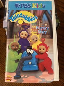 Teletubbies “Funny Day” Clamshell (1999) VHS PBS Kids Video Volume 5 - RARE OOP 