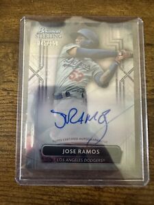 2022 Bowman Sterling Baseball - Jose Ramos - Prospect Auto 041/150 - LA Dodgers