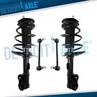 Front Struts Coil Springs Assembly Sway Bars Links for 2012 - 2017 Toyota Camry