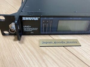 Shure UR4D+ Dual Wiress receiver with Audio Reference Companding from Japan 100V