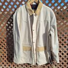 Vintage Walls Flannel Lined Canvas Chore Field Barn Coat Jacket XL Made In USA