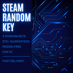 5 Steam Random Keys $75+ Guaranteed | Global (Region Free) | Fast Delivery