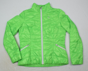 Spyder Curve Sweater Weight Insulator Jacket Womens M Lime Green Full-Zip Skiing
