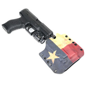 OWB Kydex Holster for 50+ Hanguns with TLR-7A - TEXAS FLAG