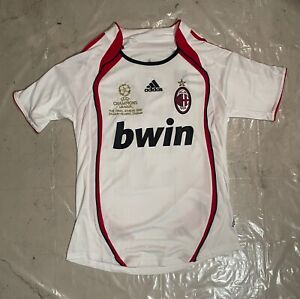 AC Milan 2006/07 Kaka #22 White Short Sleeve Soccer Jersey Mens XL