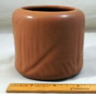 Vintage Van Briggle Pottery Original by JR Brown Vase w/ Impressed Designs